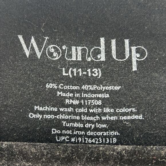 Wound Up “Sarcasm‎ Level:EXPERT” Black Graphic Short Sleeveless Fitted T-Shirt L - Picture 4 of 6